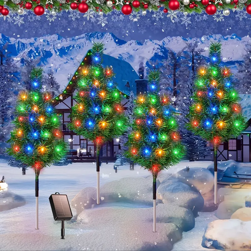 Solar Christmas Tree Lights